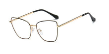 Load image into Gallery viewer, 48097 Cat Eye Irregular Ultralight Metal Glasses Frames Men Women Optical  Computer Glasses