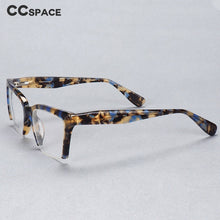 Carica l&#39;immagine nel visualizzatore di Gallery, 49409 Anti Blue Half Frame Acetate Glasses Frames Women Men Optical Computer Glasses