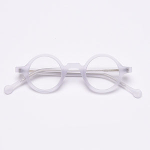 49437 Small Punk Retro Acetate Optical Frames Round Men Women Computer Glasses