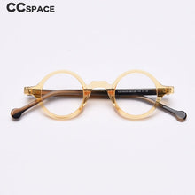 Carica l&#39;immagine nel visualizzatore di Gallery, 49437 Small Punk Retro Acetate Optical Frames Round Men Women Computer Glasses