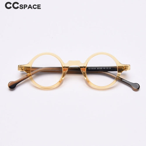 49437 Small Punk Retro Acetate Optical Frames Round Men Women Computer Glasses