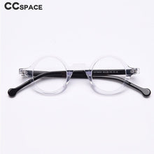 Load image into Gallery viewer, 49437 Small Punk Retro Acetate Optical Frames Round Men Women Computer Glasses