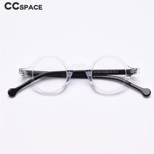 49437 Small Punk Retro Acetate Optical Frames Round Men Women Computer Glasses