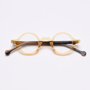 49437 Small Punk Retro Acetate Optical Frames Round Men Women Computer Glasses