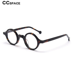 49437 Small Punk Retro Acetate Optical Frames Round Men Women Computer Glasses