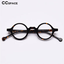 Carica l&#39;immagine nel visualizzatore di Gallery, 49437 Small Punk Retro Acetate Optical Frames Round Men Women Computer Glasses