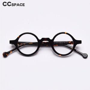 49437 Small Punk Retro Acetate Optical Frames Round Men Women Computer Glasses