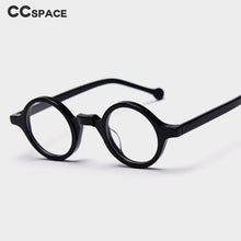 Carica l&#39;immagine nel visualizzatore di Gallery, 49437 Small Punk Retro Acetate Optical Frames Round Men Women Computer Glasses