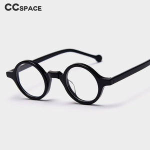 49437 Small Punk Retro Acetate Optical Frames Round Men Women Computer Glasses