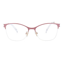 Load image into Gallery viewer, 51066 Anti Blue Light Half Frame Optical Metal Glasses Frames Men Women  Computer Eyeglasses