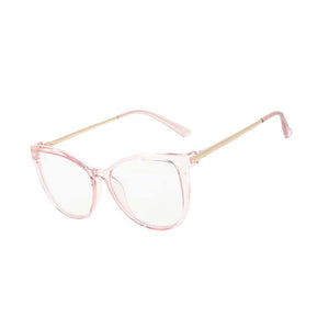 53201 Retro Cat Eye Blue Light Blocking Female Glasses Optical Glasses Frame Computer Eyeglasses