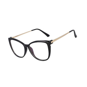 53201 Retro Cat Eye Blue Light Blocking Female Glasses Optical Glasses Frame Computer Eyeglasses