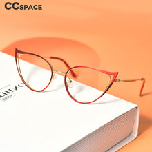 Load image into Gallery viewer, 53445 Sexy Women Cat Eye Anti Blue Light Metal Optical Glasses Frames Lady Computer Eyeglasses