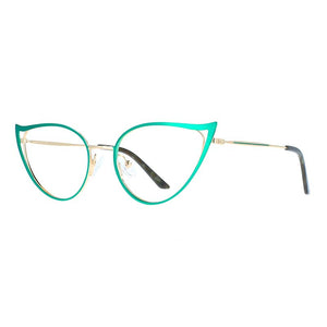 53445 Sexy Women Cat Eye Anti Blue Light Metal Optical Glasses Frames Lady Computer Eyeglasses