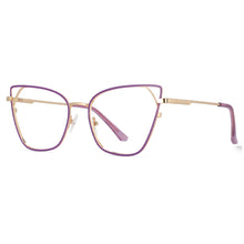 Load image into Gallery viewer, 53777 Cat Eye Anti Blue Light Optical Glasses Frames Women Protect Eyesight Computer Eyeglasses