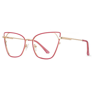 53777 Cat Eye Anti Blue Light Optical Glasses Frames Women Protect Eyesight Computer Eyeglasses