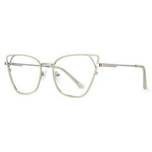 53777 Cat Eye Anti Blue Light Optical Glasses Frames Women Protect Eyesight Computer Eyeglasses