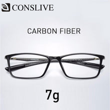 Carica l&#39;immagine nel visualizzatore di Gallery, 7g Carbon Fiber Eyeglasses Frame for Men Myopia Hyperopia Reading Glasses Light Optical Glasses T1316