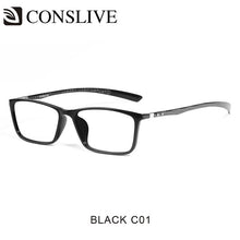 Carica l&#39;immagine nel visualizzatore di Gallery, 7g Carbon Fiber Eyeglasses Frame for Men Myopia Hyperopia Reading Glasses Light Optical Glasses T1316