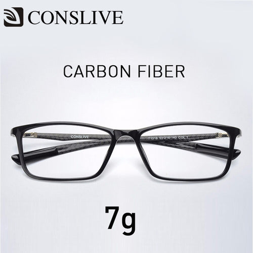 7g Carbon Fiber Eyeglasses Frame for Men Myopia Hyperopia Reading Glasses Light Optical Glasses T1316