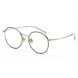 Alloy Eyeglasses Frame for Men and Women Optical Spectacles Oval Prescription Eyewear Glasses Frame