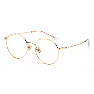 Alloy Eyeglasses Frame for Men and Women Optical Spectacles Oval Prescription Eyewear Glasses Frame