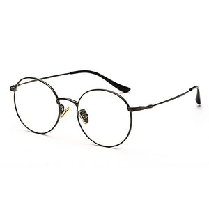 Alloy Eyeglasses Frame for Men and Women Optical Spectacles Oval Prescription Eyewear Glasses Frame