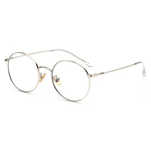 Alloy Eyeglasses Frame for Men and Women Optical Spectacles Oval Prescription Eyewear Glasses Frame