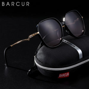 BARCUR Design Women Sunglasses Polarized Gradient Lens Ladies Photochromic Sun Glasses UV400 Protection