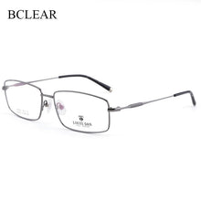 Load image into Gallery viewer, BCLEAR Titanium Optical Glasses Frame Men 2023 Full Square Myopia Eye Glass Prescription Eyeglasses Korean European Eyewear