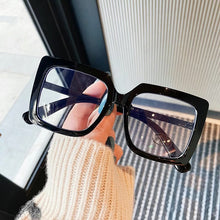 Load image into Gallery viewer, Big Frame Square Anti Blue Light Glasses Frame Women Oversized Computer Eyewear Frame Men Clear Myopia Optical Eyeglasses