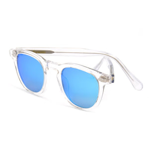 Captain Jack Johnny Depp Sunglasses for Men Match Eyewear Acetate Crystal Blue Sunglasses Frame for Women