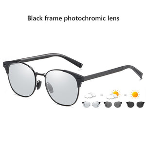 Classic Brand Round Sunglasses Women Men Polarized Photochromic Day Night Glasses Driving Fishing Eyewear occhiali da sole uomo