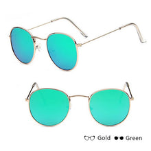 Load image into Gallery viewer, Classic Small Frame Round Sunglasses Women/Men Brand Designer Alloy Mirror Sun Glasses Vintage Modis Oculos