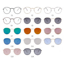 Load image into Gallery viewer, Classic Small Frame Round Sunglasses Women/Men Brand Designer Alloy Mirror Sun Glasses Vintage Modis Oculos