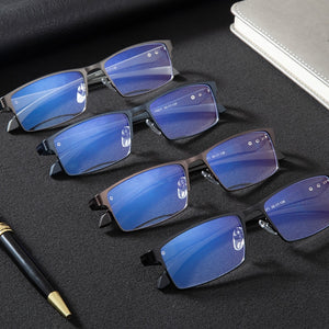 Computer Glasses Anti Blue Rays titanium Gaming Glasses Women Men Myopia Blue Light Blocking Lenses Optical Frame Prescription