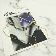 Load image into Gallery viewer, Cos Monocles Retro Steampunk Glasses Frames For Women Men  Brand Chain Lolita Base Blame