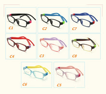 Load image into Gallery viewer, Cute Acetato Rubber Kids Glasses Frame Flexible Spectacles Children Frames Eyewear TR90 Optical Glass 8813 Oculos De Grau