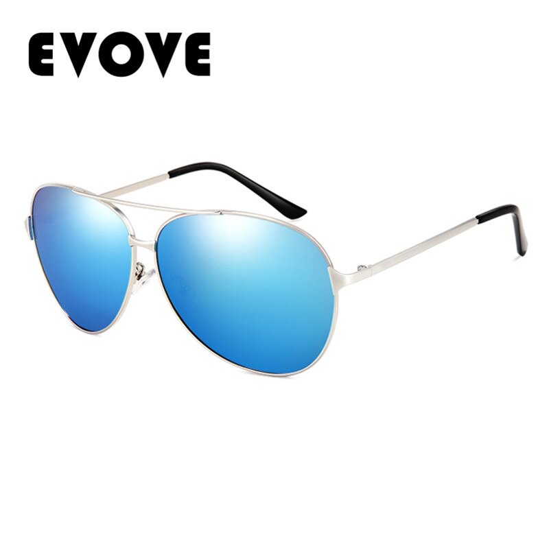 Evove Mens Polarized Sunglasses Aviation Sun Glasses for Man 153mm
