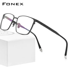 Load image into Gallery viewer, FONEX Pure Titanium Glasses Frame Men 2023 Male Classic Optical Prescription Eyeglasses Frame Full Rim Square Eyewear F85658