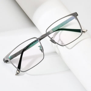 FONEX Pure Titanium Glasses Frame Men 2023 Male Classic Optical Prescription Eyeglasses Frame Full Rim Square Eyewear F85658