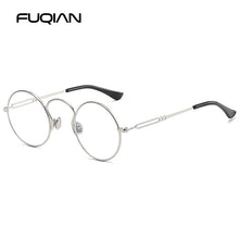 Load image into Gallery viewer, FUQIAN  Small Round Polarized Men Sunglasses Brand Design Steampunk Women Sunglass Anti Blue Ray Glasses