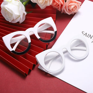 Cat Eye Prescription Glasses Women Men Clear Myopia Glasses Optical Eyeglasses Transparent Lens Spectacle Frame Unisex