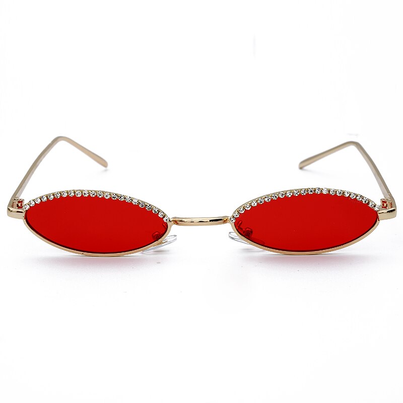 Cat Eye Sunglasses Women Men Brand Designer Diamond Oval Sun