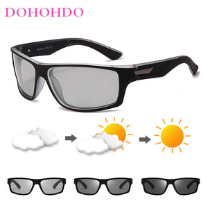 Polarized Photochromic Sunglasses Men Chameleon Discoloration Sports D –  Cinily
