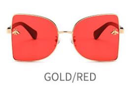 FEISHINI Brown Gradient Retro Square Sunglasses Men Brand Designer