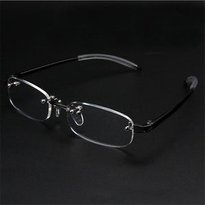 Frameless Finished Myopic Eyeglasses Men Women Rimless Ultralight Frame Short-sighted Eyewear Myopia Glasses 100 ~ 400 Degrees