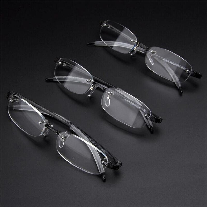 Frameless Finished Myopic Eyeglasses Men Women Rimless Ultralight Fram Cinily 5598