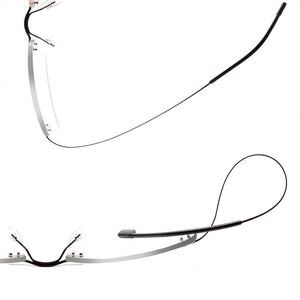 100%pure titanium Rimless brand eyeglasses frames men Women optical frame spectacle frame eye prescription glasses