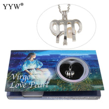 Load image into Gallery viewer, Cultured Pearl Oyster Necklace with Shell Pearl for Women Oyster Pearl 12 Constellations Pendant Necklace